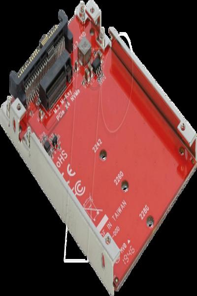 Delock lagringsfackadapter - 2,5" till M.2 - 62725