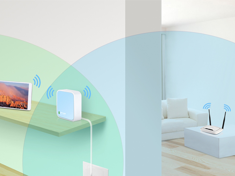 TP-LINK TL-WR 300Mbps Wireless N Mini Pocket AP Router - TL-WR802N