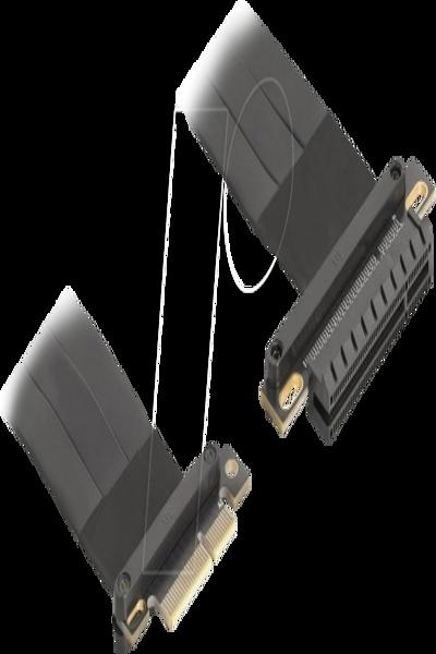 Carte Riser Delock PCI Express 3.0 x4 St> x8 Slot avec câble - Câble - 0,3 m