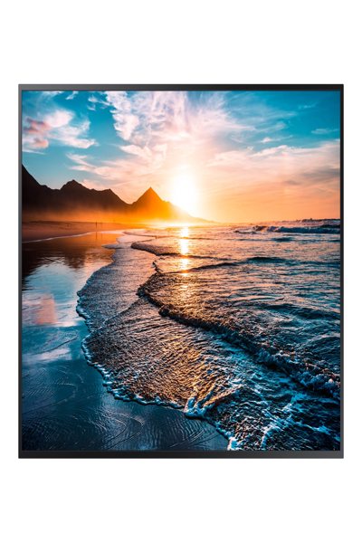 Samsung QH43R - Digital signage flat panel - 109.2 cm (43") - 3840 x 2160 pixels - Wi-Fi - LH43QHREBGCXEN