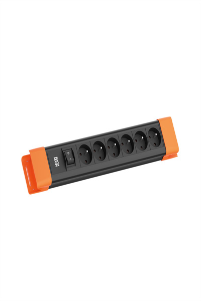 Bachmann CONNECTUS 6xUTE 1xSwitch 2.0m Black/Orange - BM005937