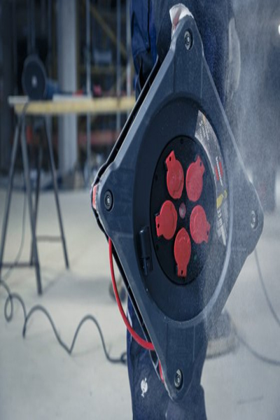 Brennenstuhl 9201330210, Svart, Röd, Plast, 5 AC-uttag, Typ E / F, Rak, 33 m - 9201330210