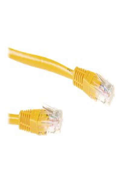 ACT Yellow 3 meter U/UTP CAT6A patch cable with RJ45 connectors - 3 m - Cat6a - U/UTP (UTP) - RJ-45 - RJ-45 - Yellow