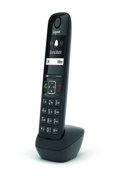 Gigaset AS690HX Bundle - Mobilteil schwarz - Call Log - CLIP