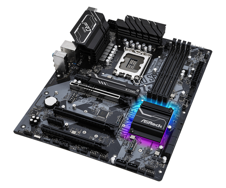 ASRock Z690 Pro RS ATX LGA1700 Z690 Motherboard - 90-MXBGY0-A0UAYZ