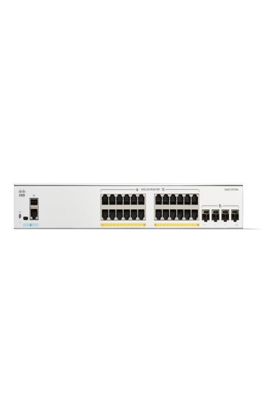 Cisco Catalyst switch C1200-24P-4X 24xGbE 4xSFP+ 24xPoE+ 195W fanless