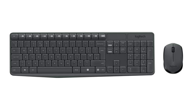 Logitech MK235 - Tangentbord och Mus set - 920-007931