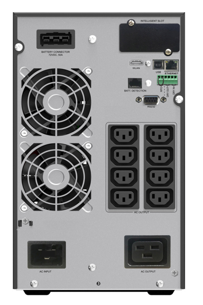 PowerWalker VFI 3000 ICT IoT - Double-conversion (Online) - 3 kVA - 3000 W - Pure sine - 160 V - 300 V - 10122195