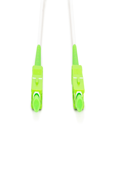 DIGITUS Fiber optic steel-armored patch cable, simplex, singlemode, SC/APC - SC/APC, 10 m - DK-2922A-10-SCA-SX