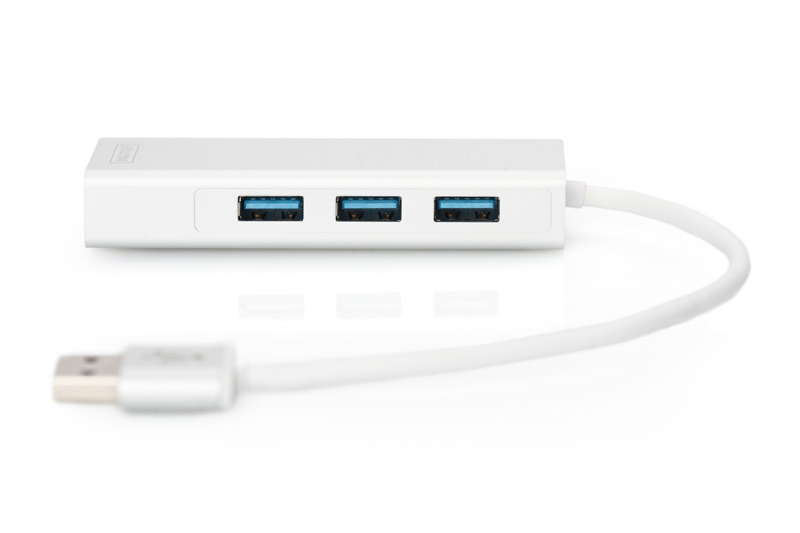 DIGITUS DA-70250-1 USB Hub LAN-adapter - DA-70250-1