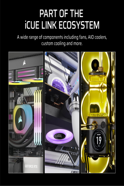 Corsair iCUE Link RX120 MAX RGB startpaket - CO-9051034-WW