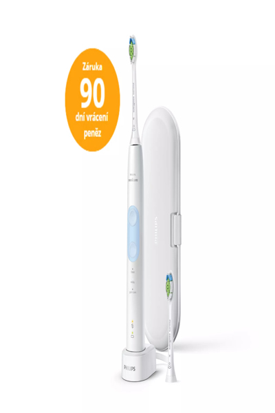 Philips Sonicare ProtectiveClean 5100 HX6859/29 Sonic electric toothbrush with accessories - Adult - Sonic toothbrush - Daily care - Gum care - Massage - Whitening - 62000 movements per minute - White - 2 min - HX6859/29