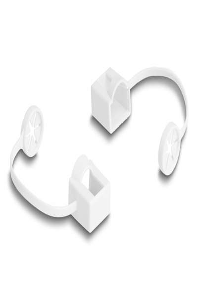 Delock Dammskydd - svart, vit, röd (50-pack) - 66973