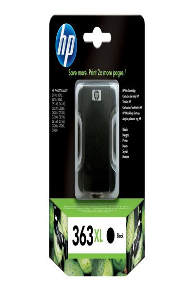 HP 363XL High Yield Ink Cartridge: Pigment-based, 1120 pages, 1 Pc