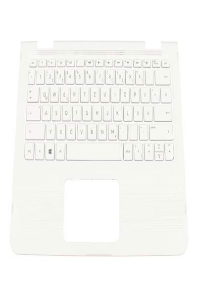 Clavier HP AP1U4000390 avec boîtier supérieur DE blanc