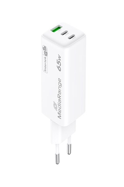 Chargeur USB 3 ports MEDIARANGE 65 W