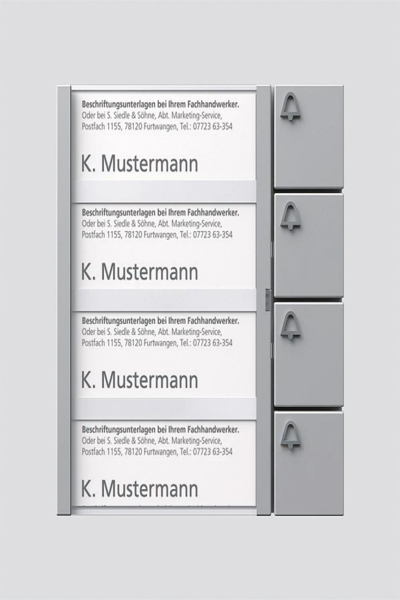 Siedle Tastenmodul 4 Tasten TM 612-4 SM 200035528-00