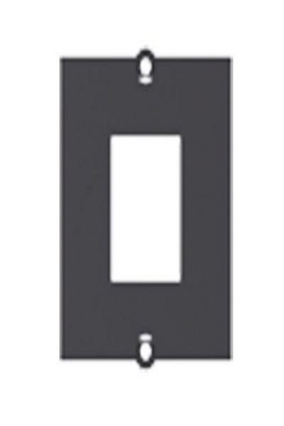 Bachmann frontplatta - svart - 1 port - 917062