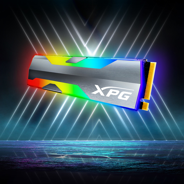ADATA XPG Spectrix S20G 500GB M.2 PCIe 3.0 x4 RGB NVMe SSD - ASPECTRIXS20G-500G-C