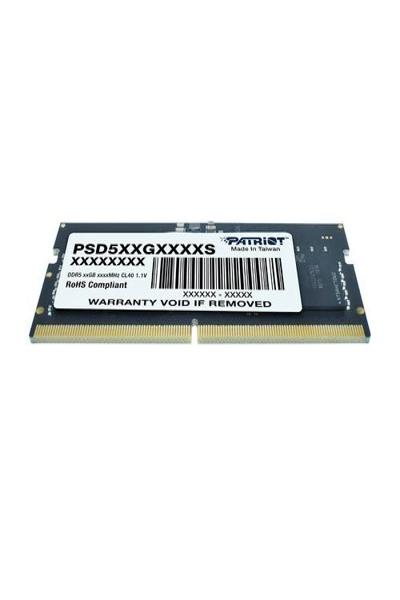 PATRIOT Memory Signature PSD58G560041S - 8 GB - 1 x 8 GB - DDR5 - 5600 MHz - 262-pin SO-DIMM - PSD58G560041S