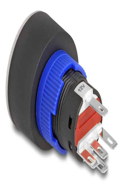 Delock Push Button protruding 22 mm 5 x Solder flat Plastic LED - 22047