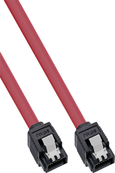 INLINE SATA 6GB/S CABLE WITH LATCHES 0.5M