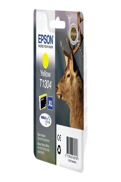 Epson Stag T1304 DURABrite Ultra Single Yellow Ink - Yellow - Pigment-based ink - 10.1 ml - 1 pc(s)