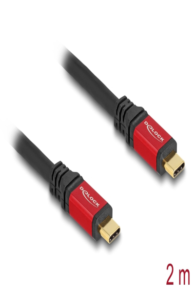 Câble USB Delock - USB-C 24 broches (M) vers USB-C 24 broches (M)