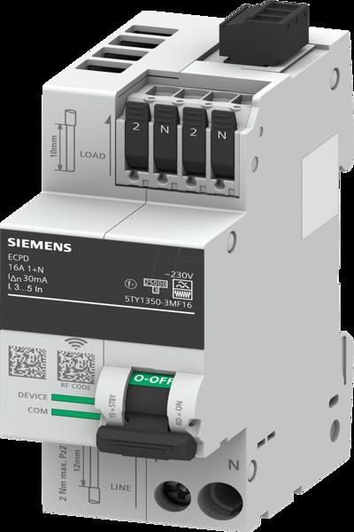 Siemens ECPD Electronic Circuit Protection Device 1+N RCD Type F 16A 30mA