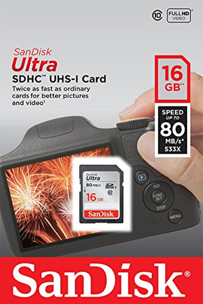 SanDisk Ultra Flash-minneskort - SDSDUNC-016G-GN6IN
