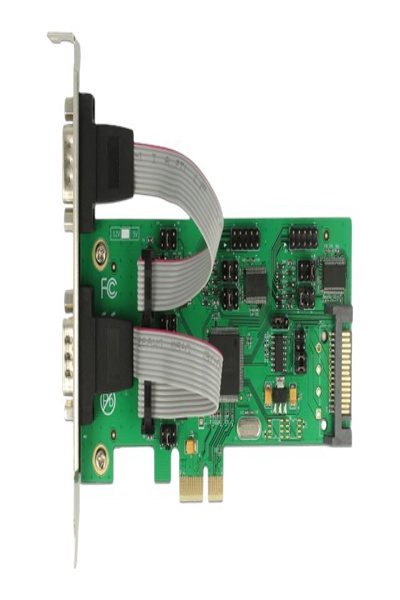 Delock PCI Express Card > 3 x Serial RS-232 + 1 x TTL 3.3 V / RS-232 with Voltage Supply - 62922