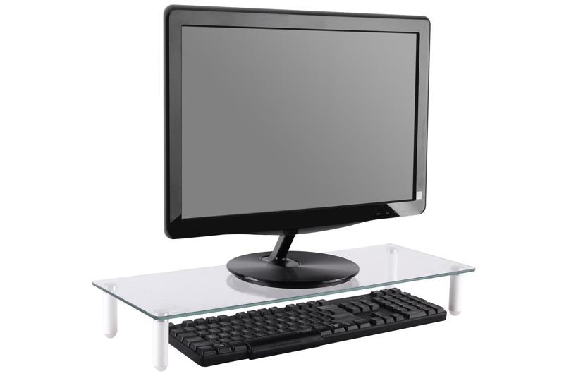 DIGITUS Glass Monitor Riser 20kg - DA-90358