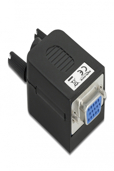 Delock VGA adapter - 15 pin D-Sub (DB-15) (F) to 10 pin terminal block - 66259