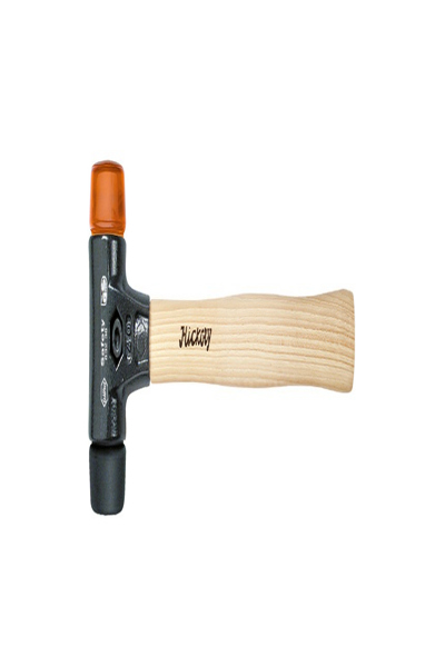 Marteau de sécurité Wiha, noir/orange transparent, marteau anti-rebond, bois, noir, orange, 400 mm, 1,7 kg