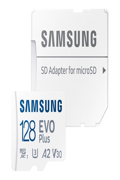 Samsung EVO Plus MB-MC128KA - Flash memory card (microSDXC to SD adapter included) - MB-MC128KA/EU