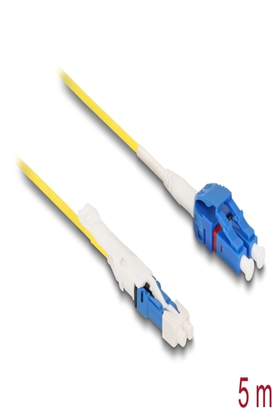 Delock Optisk fiberkabel CS-hane till LC Duplex singlemode G657A2 / OS2 Uniboot 5 m, 5 m, OS2, CS, LC - 88317