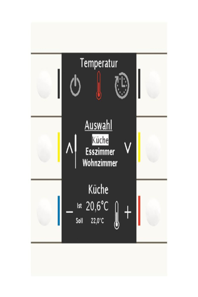 Centre de contrôle MDT Écran couleur Smart 86 blanc pur brillant