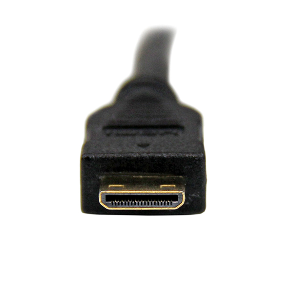 StarTech 2m Mini HDMI to DVI-D Cable - M/M - 2 m - Mini-HDMI - DVI-D - Male - Male - Gold - HDCDVIMM2M