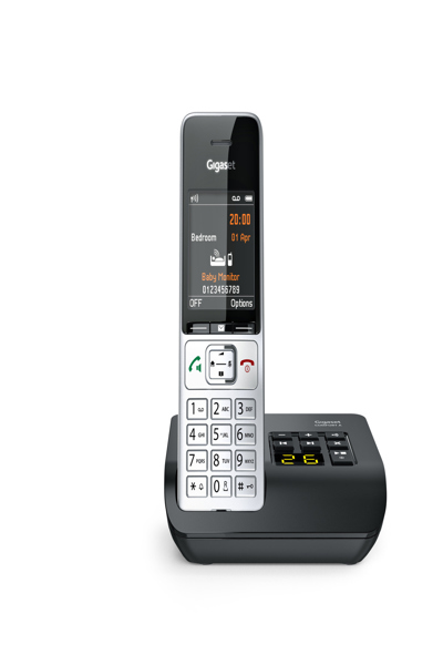 Gigaset Comfort 500A Silver Black Phone - S30852-H3023-B101