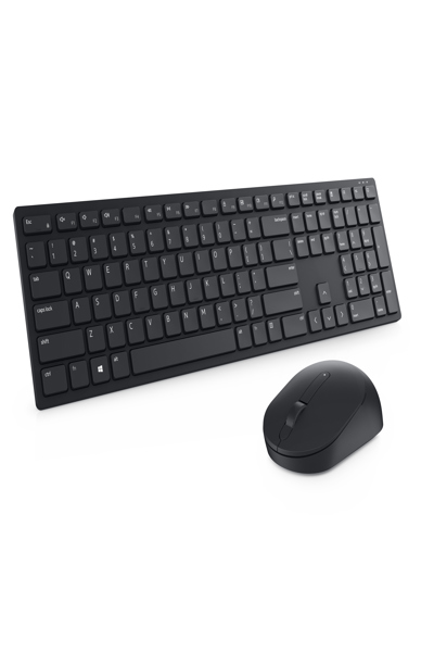 Dell KM5221W - Full-size (100%) - Wireless - RF Wireless - AZERTY - Black - Mouse included - KM5221WBKB-BEL