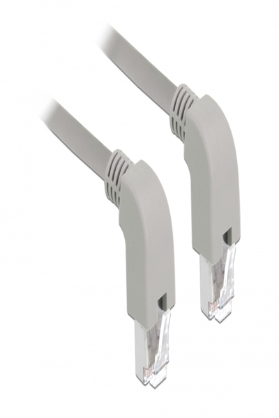 Câble patch Delock - RJ-45 (M) coudé vers le bas vers RJ-45 (M) coudé vers le bas