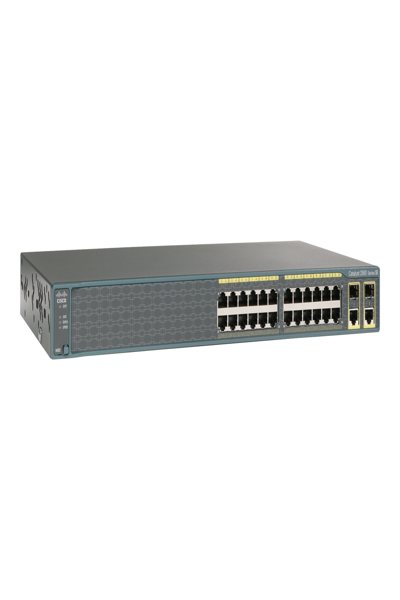 Catalyst 2960 24 10/100 + 2 T/SFP LAN Lite-bild - WS-C2960-24TC-S