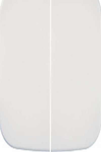 Schneider ELSO Novia, bouton-poussoir double à bascule, blanc