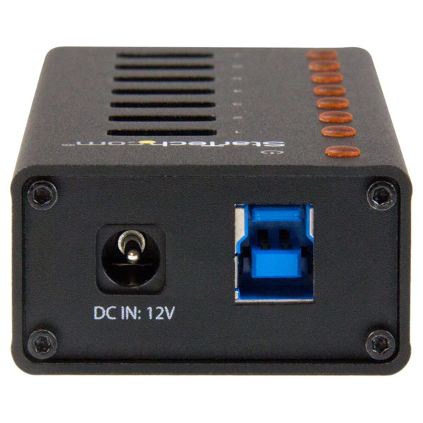 7 Port USB 3.0 Hub (5 Gbps) - Metal Enclosure - Desktop or Wall Mountable - Rugged & industrial Powered USB Expander and Splitter Hub (ST7300U3M) Hub 7 porte USB - ST7300U3M