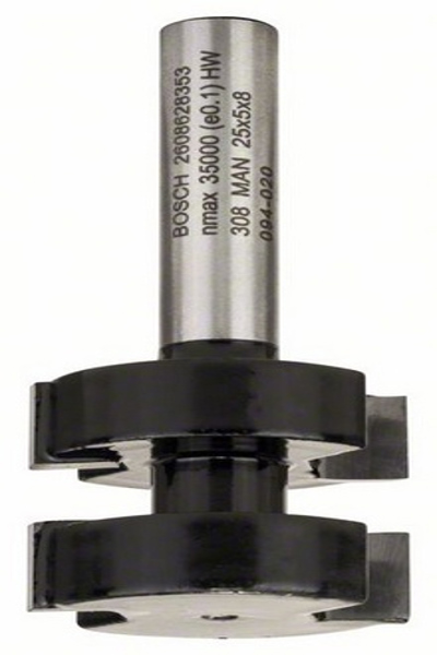 Bosch 2 608 628 353 - Tongue jointing bit - 58 mm - 5 mm - 2.5 cm - 8 mm - 1 pc(s)