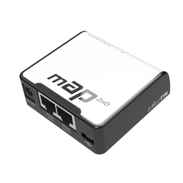 MikroTik RBMAP2ND, RouterBOARD mAP Dual Chain Wireless - RBMAP2ND