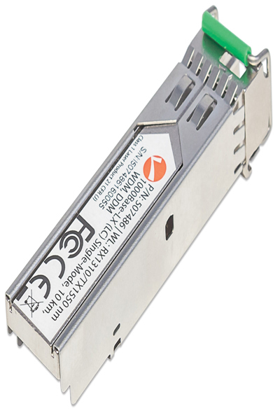 Émetteur-récepteur SFP Manhattan Intellinet 10 km WDM