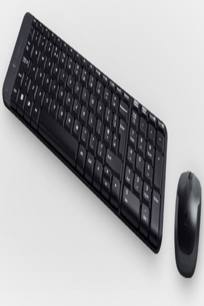Logitech Wireless Combo MK220 - Full-size (100%) - Wireless - USB - Black - Mouse included - 920-003159