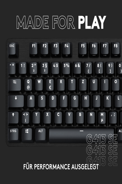 Logitech 920-010825 Keyboard G413 SE Mechanical Gaming Wired USB