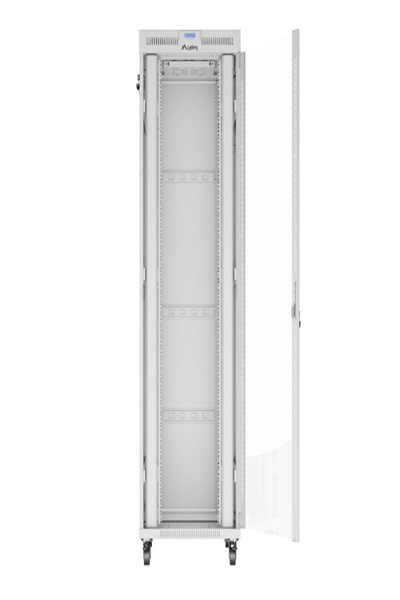 Lanberg 19-Inch 800x1000 LCD Glass Door Rack Cabinet